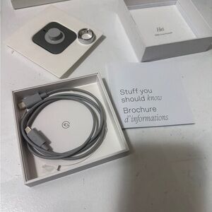 Oura Ring Gen 4 Silver Smart Ring
ActivityTracker Charging Cable and Adapter Set